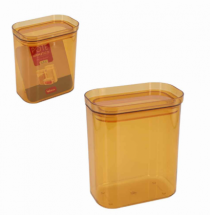 POTE HERM ACRILICO RET LOCK COLOR LARANJA 1,5 - Distribuidora 12 de Outubro