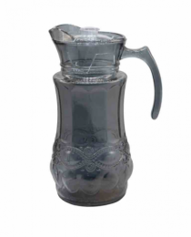 JARRA VIDRO C/ TAMPA ACRIL MILAO CINZA 1,5L - Distribuidora 12 de Outubro