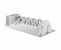 ESCORREDOR PIA RETANG PEQUENO BRANCO - Distribuidora 12 de Outubro