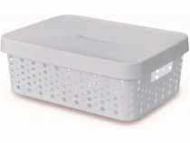 CESTO 11L C TAMPA BRANCO - Distribuidora 12 de Outubro