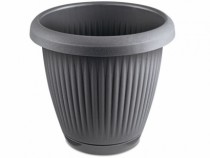VASO REDONDO 19,6L C PRATO CZ CONCRETO - Distribuidora 12 de Outubro
