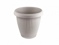 VASO REDONDO 0,4L C PRATO CZ CLARO - Distribuidora 12 de Outubro