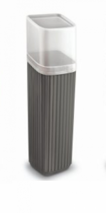 ESTOJO DENTAL PEQUENO CINZA ESCURO - Distribuidora 12 de Outubro