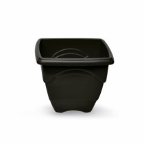 VASO QUADRADO PEQUENO 1L PRETO - Distribuidora 12 de Outubro