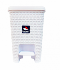 LIXEIRA NATURALLE RETANGULAR RATTAN C/PEDAL 1 - Distribuidora 12 de Outubro