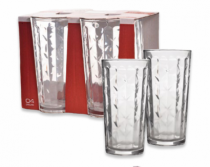CJ COPO PIEMONTE VIDRO 220ML - Distribuidora 12 de Outubro