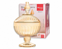BOMBONIERE C TAMPA DEJAVUR AMBAR 400ML - Distribuidora 12 de Outubro