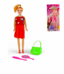 BONECA DE PLASTICO C/ ACESSORIOS CARTELA - Distribuidora 12 de Outubro
