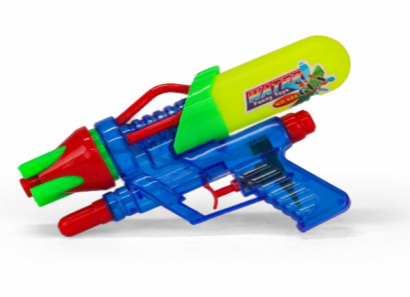 PISTOLA DE PLASTICO LANCA AGUA - Distribuidora 12 de Outubro