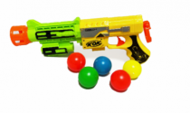 PISTOLA DE PLASTICO LANCA BOLINHAS - Distribuidora 12 de Outubro