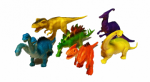 KIT DINOSSAUROS DE PLASTICO 6PCS - Distribuidora 12 de Outubro
