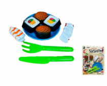 CONJ. COMIDINHA DE PLASTICO SUSHI - Distribuidora 12 de Outubro
