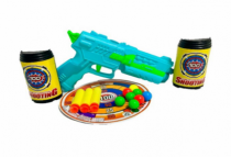 PISTOLA DE PLASTICO MULTIFUNCOES C/ 15 PCS - Distribuidora 12 de Outubro