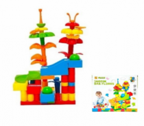 BLOCOS DE MONTAR JARDIM DAS FLORES 99PC - Distribuidora 12 de Outubro