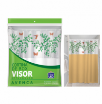 CORTINA DE BOX VINIL VISOR RETANGULAR ESTAMPA - Distribuidora 12 de Outubro