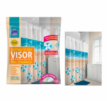CORTINA DE BOX VINIL VISOR RETANGULAR TRANSPA - Distribuidora 12 de Outubro