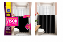 CORTINA DE BOX VINIL VISOR RETANGULAR LISA PR - Distribuidora 12 de Outubro