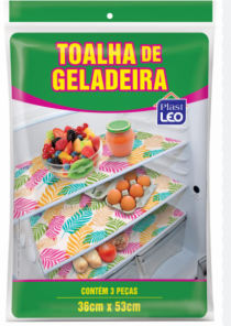 TOALHA DE GELADEIRA POLIETILENO 3 PECAS LISA - Distribuidora 12 de Outubro