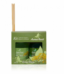 KIT DIFUSOR E SABONETE 250ML ERVA DOCE - Distribuidora 12 de Outubro