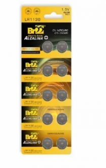 BATERIA ALCALINA 1,5V CARTELA C/ 10 BATERIAS - Distribuidora 12 de Outubro