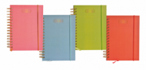 AGENDA 26 WIRE MACARON 11X15 320PG - Distribuidora 12 de Outubro