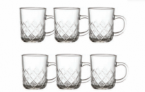 CJ 6 CANECAS CRISTAL MALTA 250ML - Distribuidora 12 de Outubro