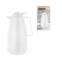 GARRAFA ISOTERMICA 1000ML BRANCA - Distribuidora 12 de Outubro
