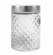 POTE 1000ML VIDRO E INOX - Distribuidora 12 de Outubro