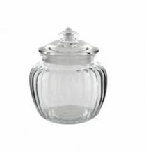 POTE VIDRO 650ML TAMPA VIDRO - Distribuidora 12 de Outubro