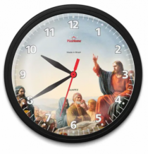 RELOGIO REDONDO OMEGA BRANCO CRISTO NO MONTE - Distribuidora 12 de Outubro