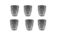 CONJ.DE COPOS DIAMOND PLAZA 290ML C/4PC - Distribuidora 12 de Outubro