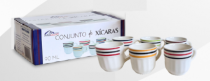 CONJ.XIC CERAMICA LISTRAS 90ML C/6PCS - Distribuidora 12 de Outubro