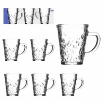 CJTO CANECA COFFEE 70ML 6PCS DECORADO C/GRAOS - Distribuidora 12 de Outubro