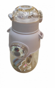 GARRAFA INFANTIL C/CANUDO E ALCA 700ML - Distribuidora 12 de Outubro