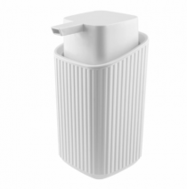PORTA-SABONETE LIQUIDO 0,4L BRANCO - Distribuidora 12 de Outubro