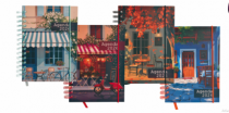 AGENDA 26 WIRE BISTRO 15X21 CM / 320 PG - Distribuidora 12 de Outubro