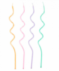 VELA ESP. C/12-COLOR CANDY - Distribuidora 12 de Outubro