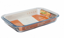 ASSADEIRA DE VIDRO RETANGULAR 2.2L - Distribuidora 12 de Outubro