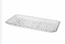 PRATO DE VIDRO ARGYLE 25X13CM - Distribuidora 12 de Outubro