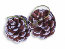 ENFEITE DECORATIVO PINHA - Distribuidora 12 de Outubro