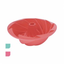 FORMA P/ PUDIM EM SILICONE VERMELHO 23,5 X8CM - Distribuidora 12 de Outubro