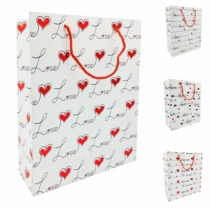 SACOLA 32X26X10CM SORTIDA PAPEL - Distribuidora 12 de Outubro