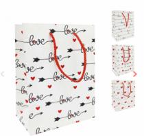 SACOLA 23X18X10CM SORTIDA PAPEL - Distribuidora 12 de Outubro