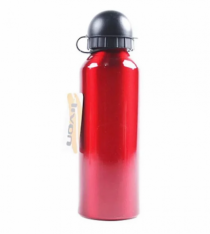 GARRAFA LISA 500ML ALUMINIO VERMELHA - Distribuidora 12 de Outubro