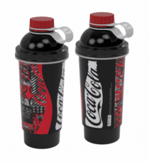 SHAKEIRA COM COMPARTIMENTO COCA-COLA 580 ML - Distribuidora 12 de Outubro