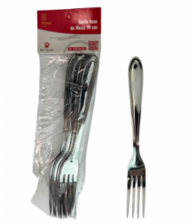 GARFO INOX C/6 -19 CM - Distribuidora 12 de Outubro