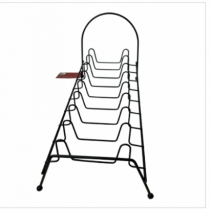 SUPORTE PARA PRATOS DE METAL 10 LUGARES 31X17 - Distribuidora 12 de Outubro