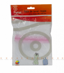 SACO PARA LAVAR ROUPAS 30 X 40 CM - Distribuidora 12 de Outubro