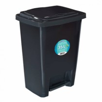 LIXEIRA C/ PEDAL 35L PISA ABRE PISA FECHA - Distribuidora 12 de Outubro