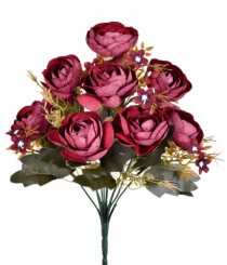 BQ RANUNCULOS X11 BURGUNDY - Distribuidora 12 de Outubro